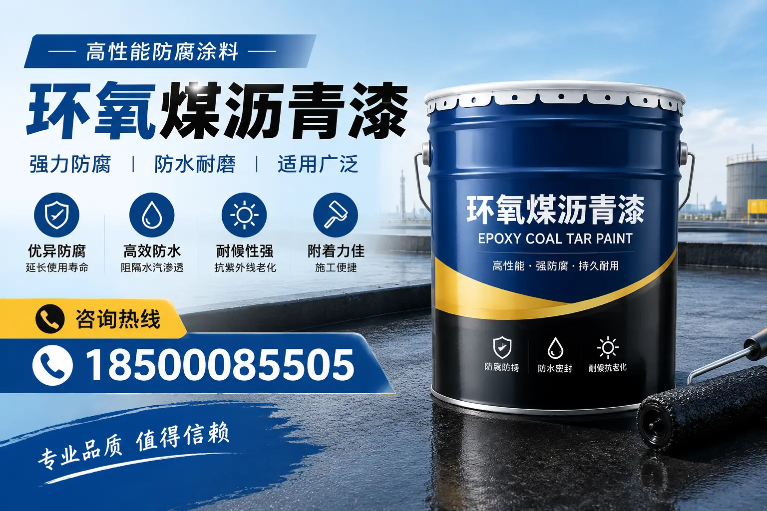 环氧煤沥青漆的主要成分与功能，镇海用户深度了解
